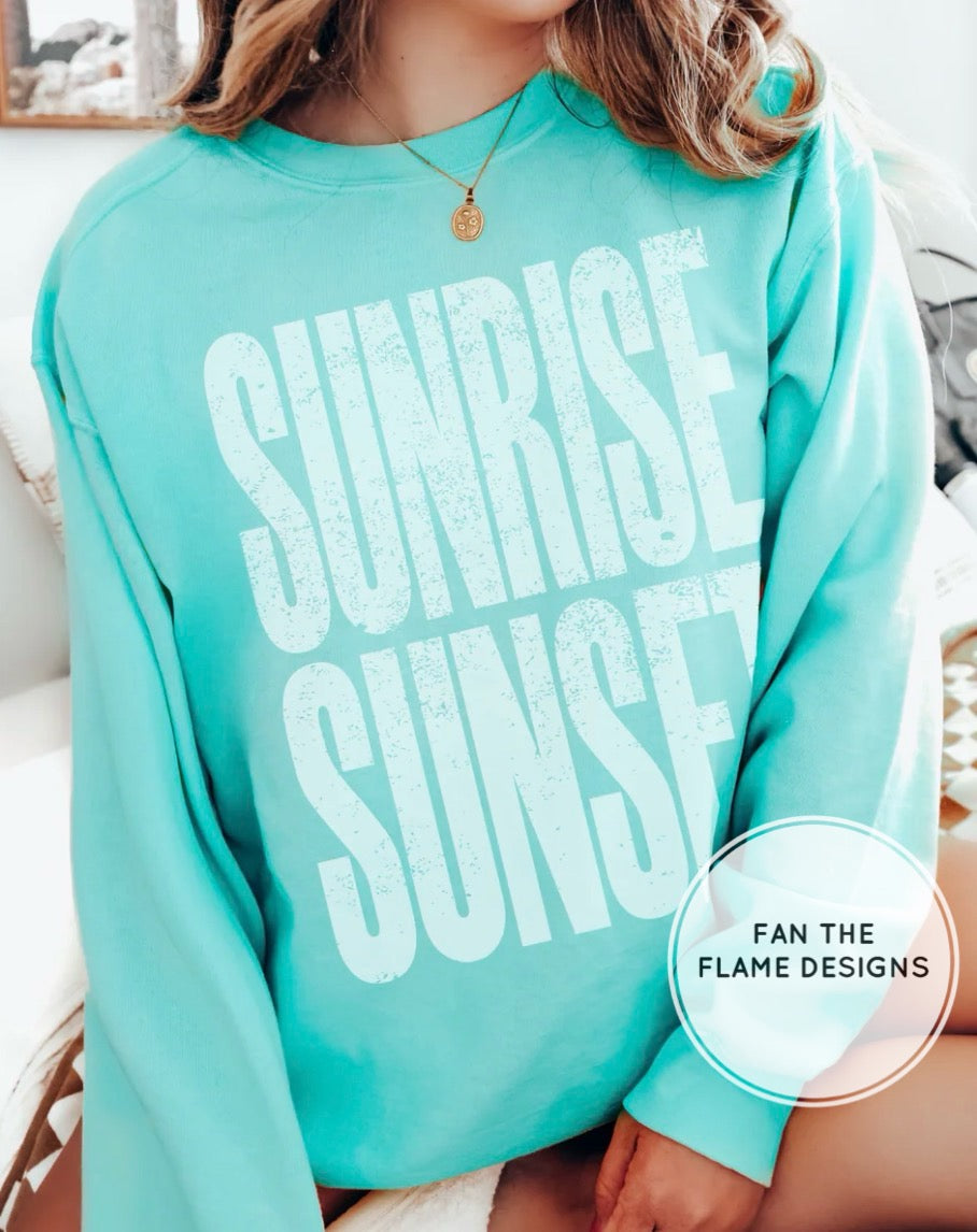 Sunrise, sunset