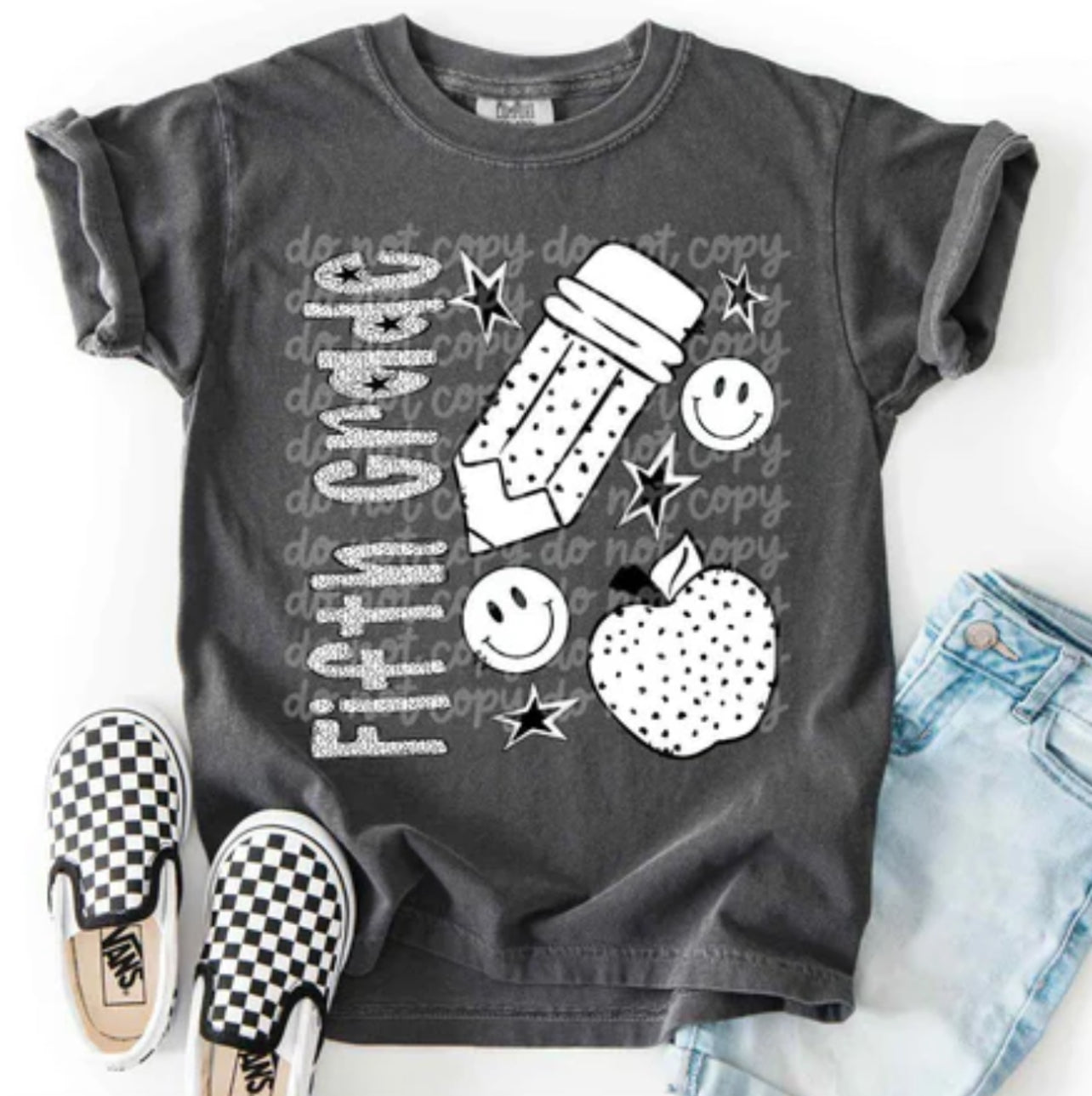 Dotted Grade Levels tee/tank