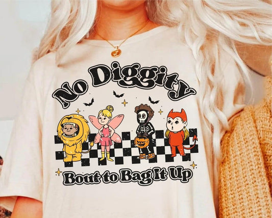 No diggity bout to bag it up tee/sweatshirt