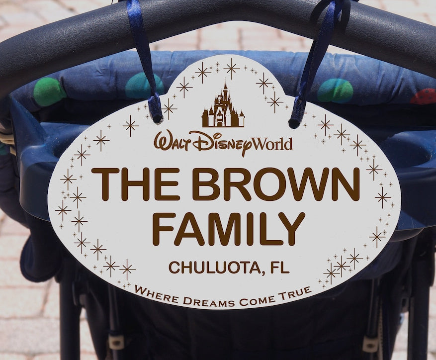 Personalized Stroller Tag