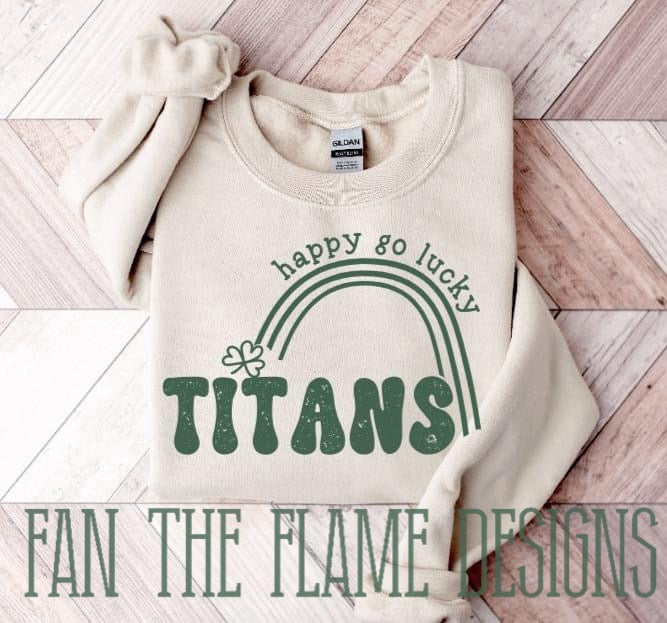 Happy Go Lucky Titans tee/sweatshirt