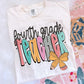 Teacher pencil bow tee/sweatshirt