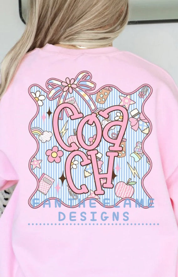 Seersucker frame Grade Levels tee/tank