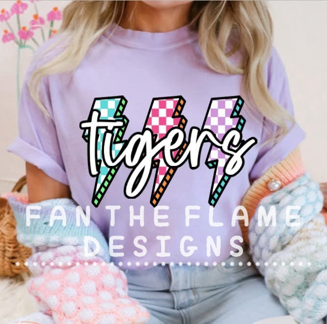 Colorful Bolt Mascot Tee/Sweatshirt