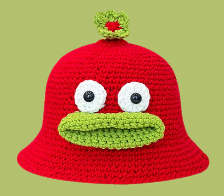 Autumn and Winter Cartoon Knitted Beanie