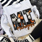 Faux Embroidered Pumpkin Filled State tee/sweatshirt