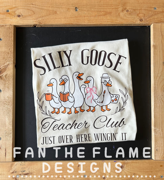 Silly Goose Teacher Social Club Tee/Sweatshirt