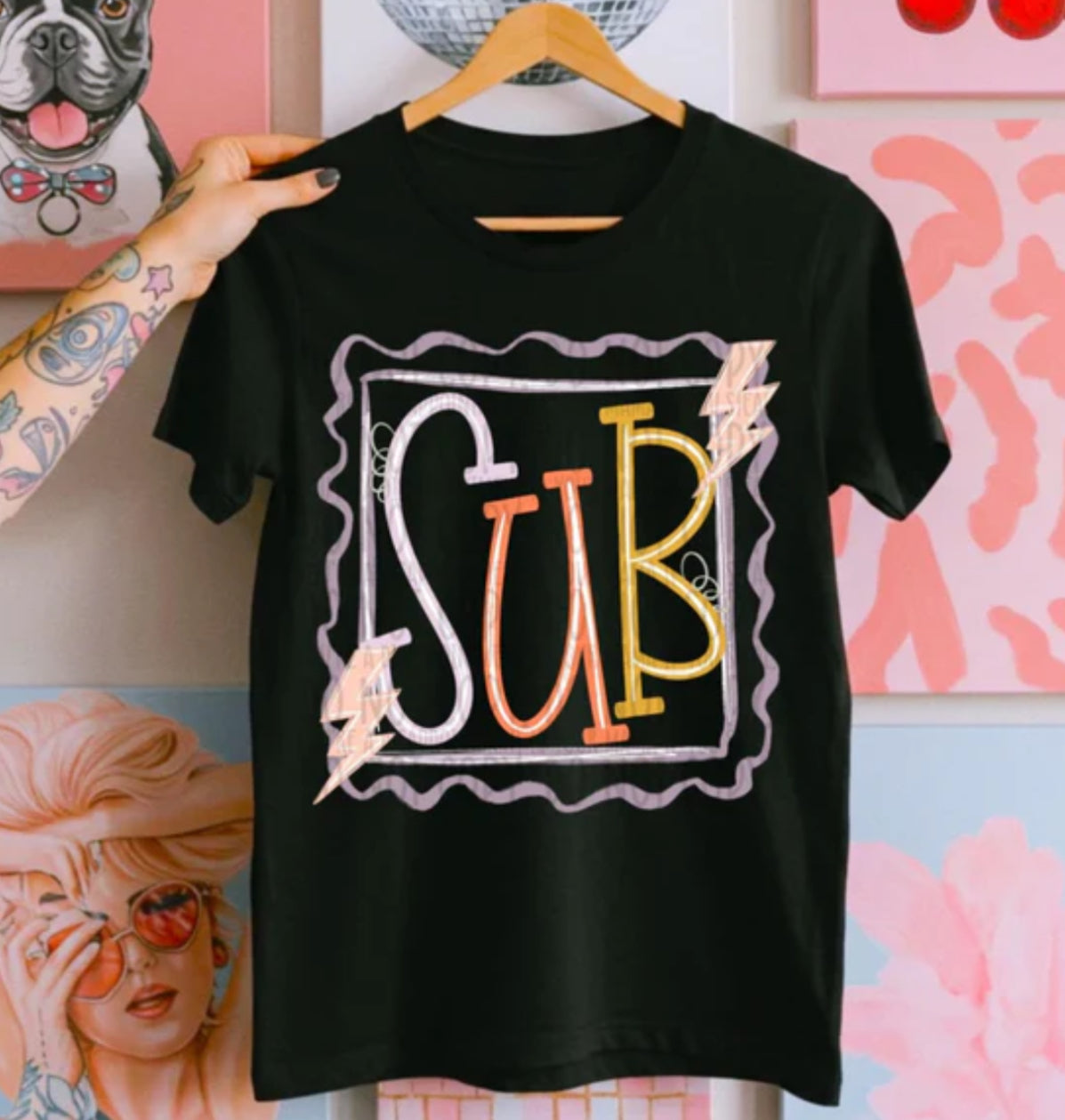 School Doodle Stamp tee/sweatshirt