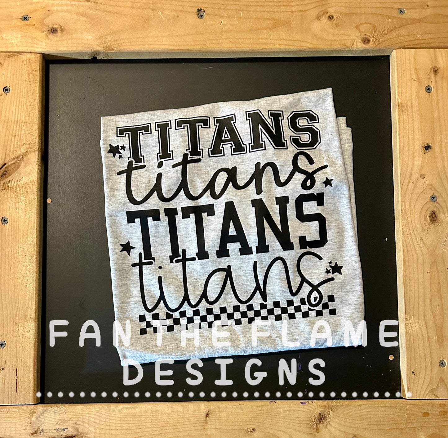 Checkered Mascots tee/sweatshirt