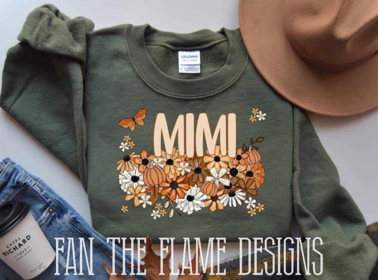 Fall Florals tee/sweatshirt