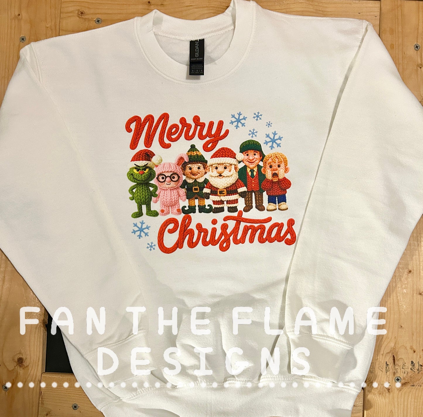 Merry Christmas Characters Tee/Sweatshirt