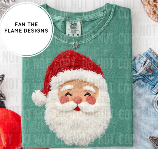 Santa realistic yarn Tee/Sweatshirt