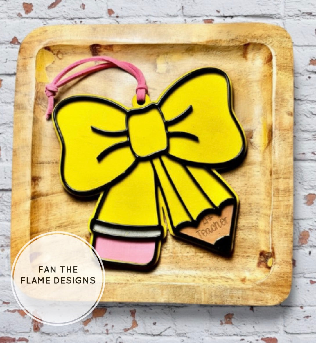 Personalized Teacher Ornament