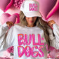 Mascot pink brushstroke tee/sweatshirt