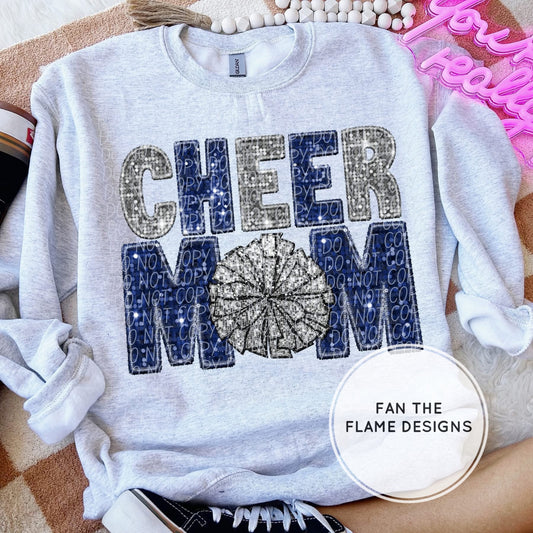 Rebel Cheer Mom Short/Long/Sweatshirt