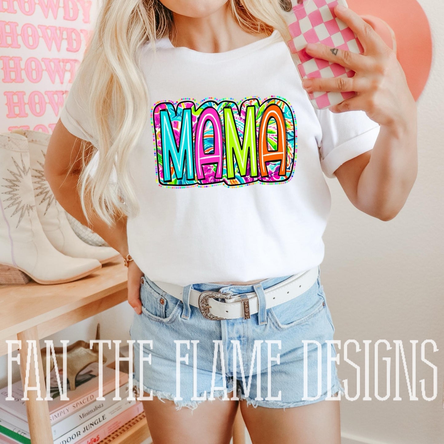 Mama Paisley Print tee