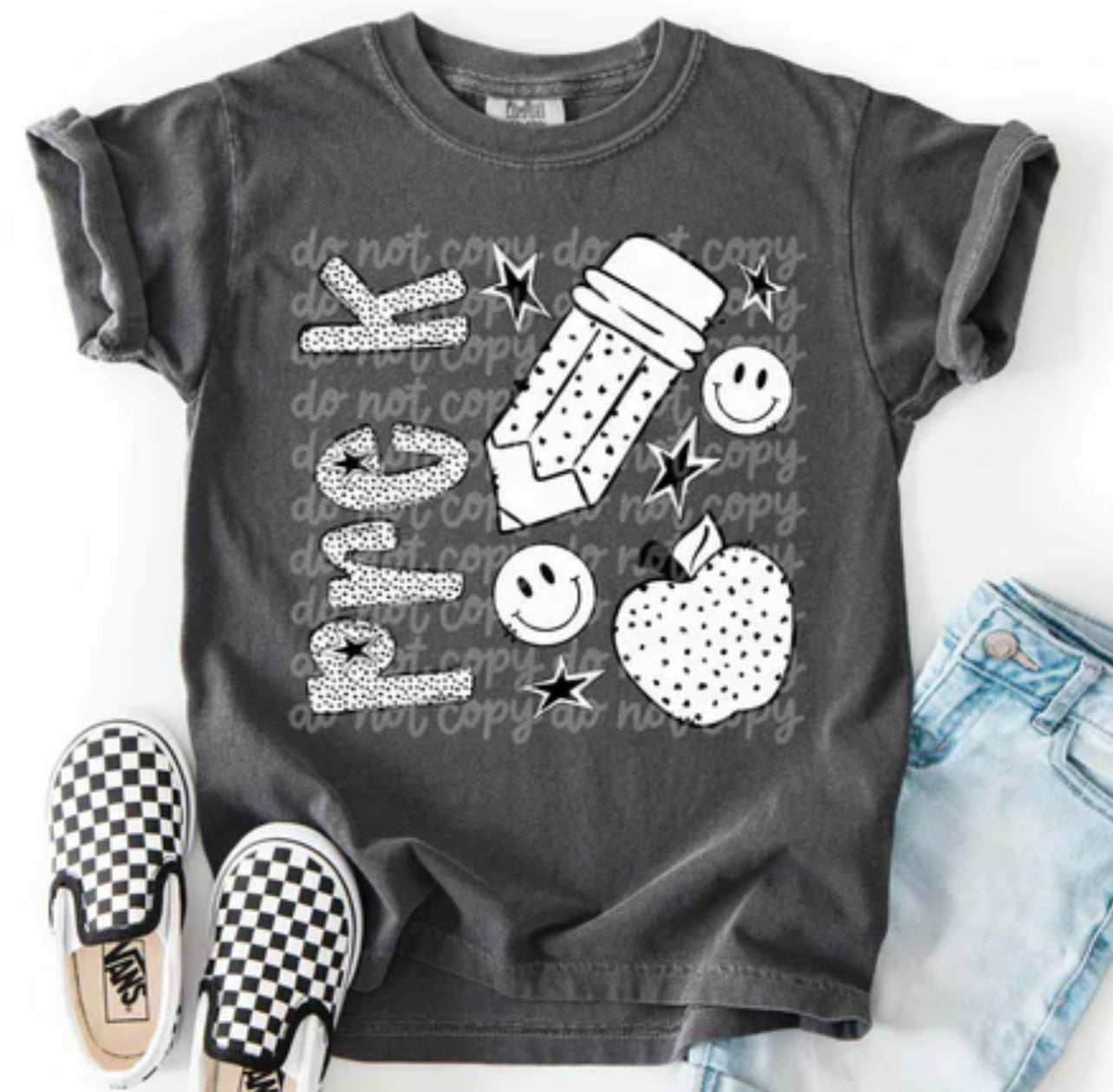 Dotted Grade Levels tee/tank