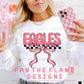 Team pink and gold with bow tee/sweatshirt
