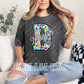 Colorful Leopard Letter Mascots tee/sweatshirt