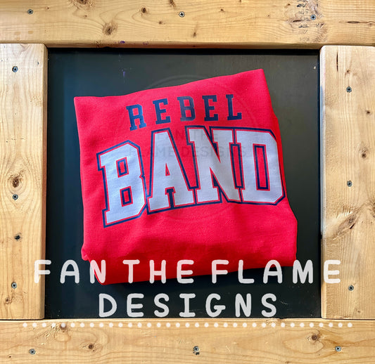 Mascot Rebel Band Tee/Sweatshirt