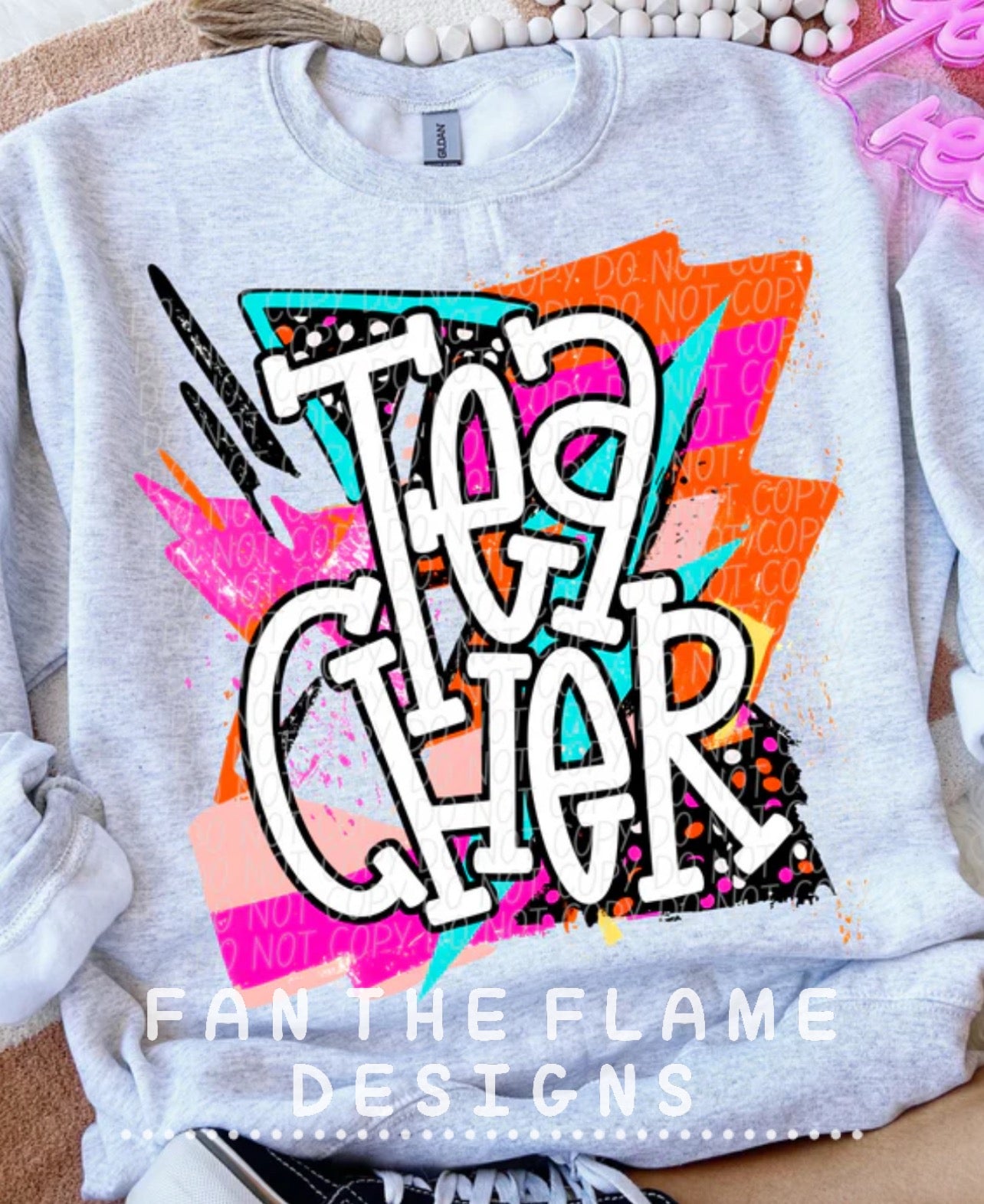 Bright Retro Grade Teacher/Para Tee/Sweatshirt