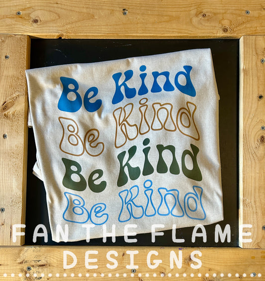 Be Kind Stacked Tee/Sweatshirt