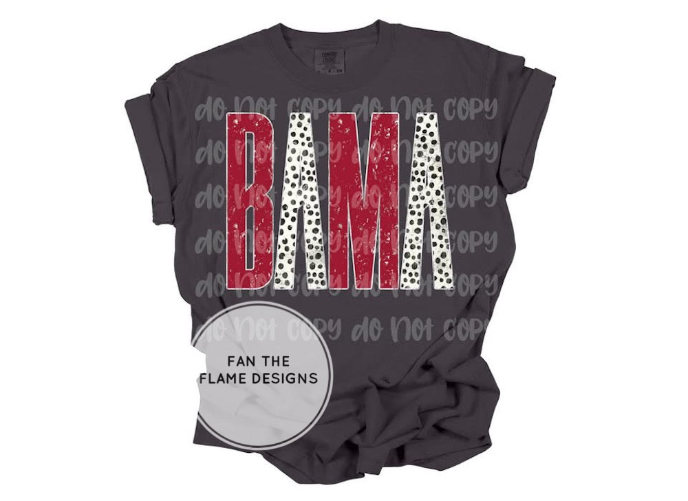 Dalmatian Dot Teams Short/Long/Sweatshirt