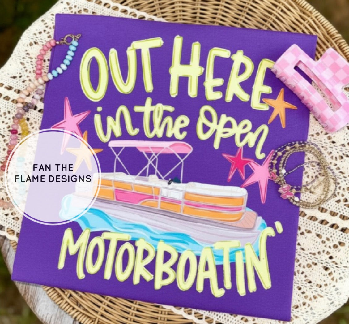Out here in the open motorboatin’
