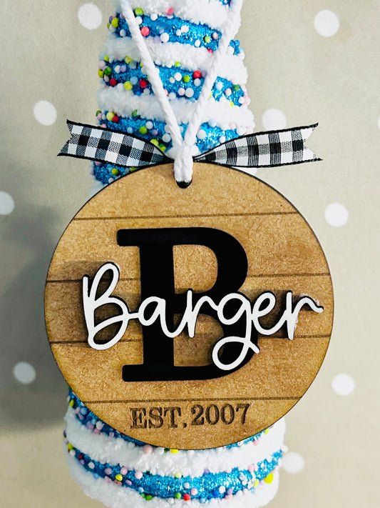 Personalized Family Ornament