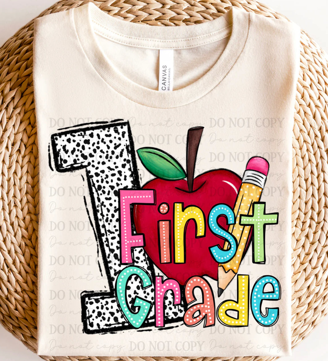 Grade Level Dalmation tee/sweatshirt