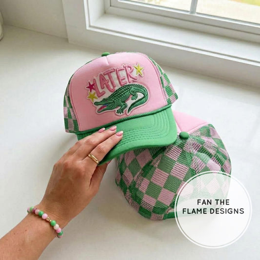 PREORDER Later Gater Checkered Hat