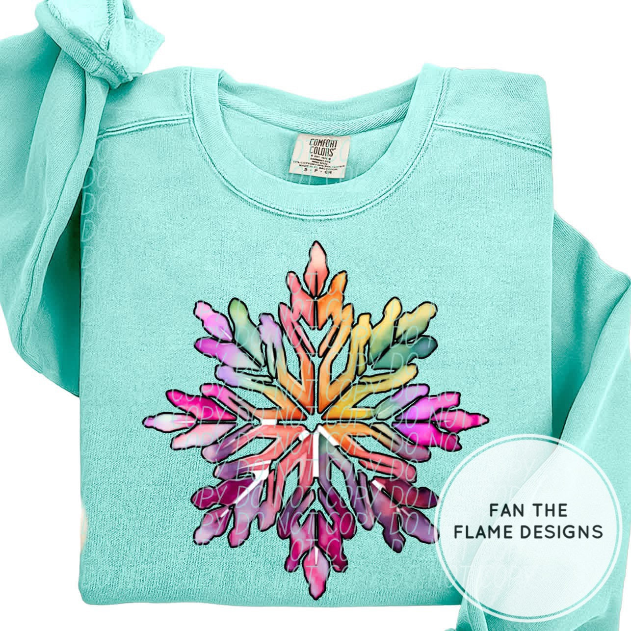 Watercolor Snowflake Short/Long/Sweatshirt