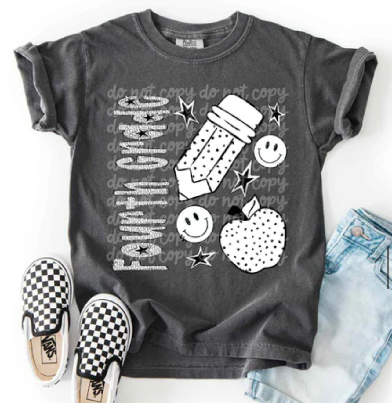 Dotted Grade Levels tee/tank