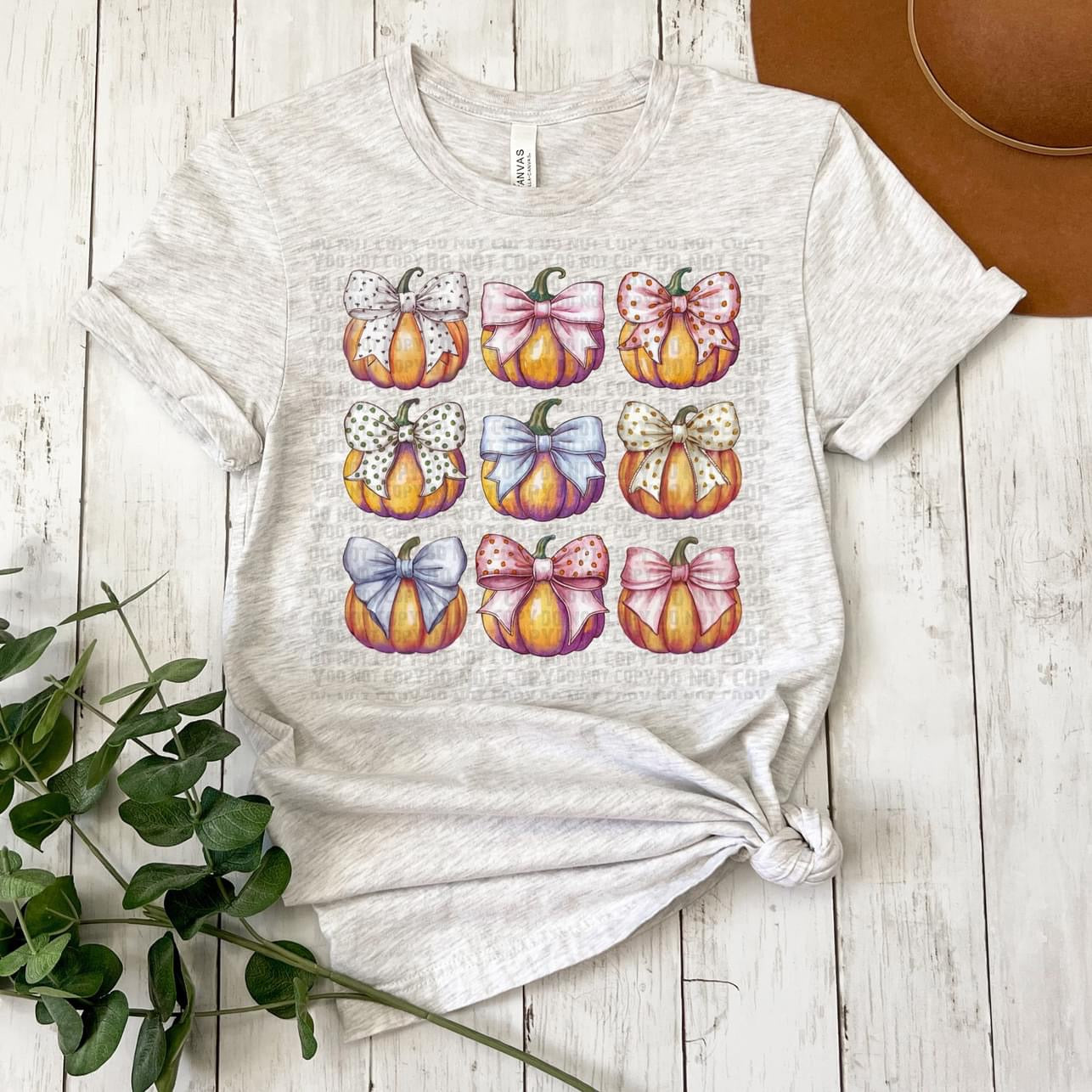 Pumpkin Bows Coquette tee/sweatshirt