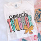 Teacher pencil bow tee/sweatshirt