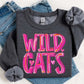 Mascot pink brushstroke tee/sweatshirt