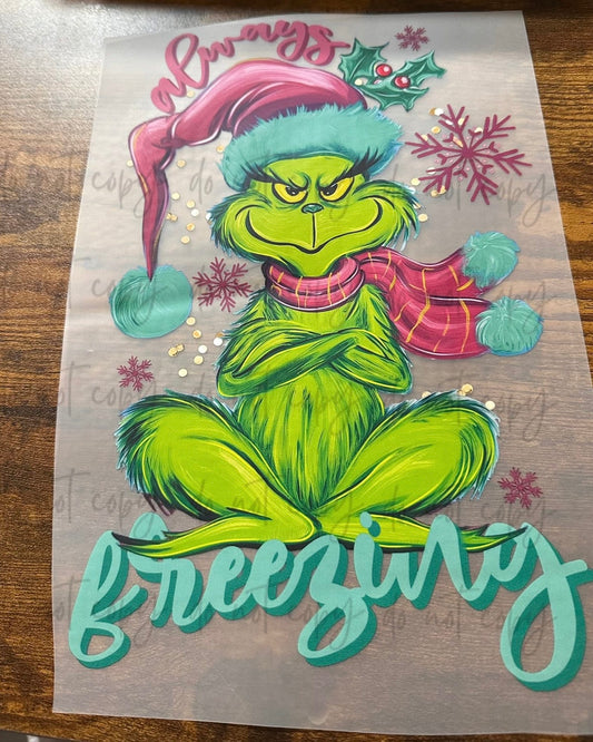 Always Freezing Green Guy Tee/Sweatshirt