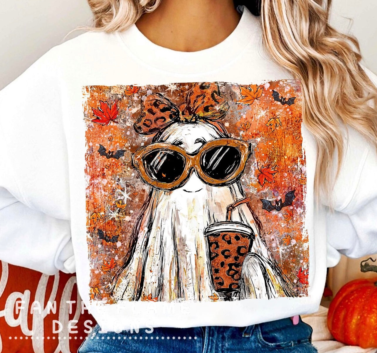 Ghost with Sunglasses Tee/Sweatshirt