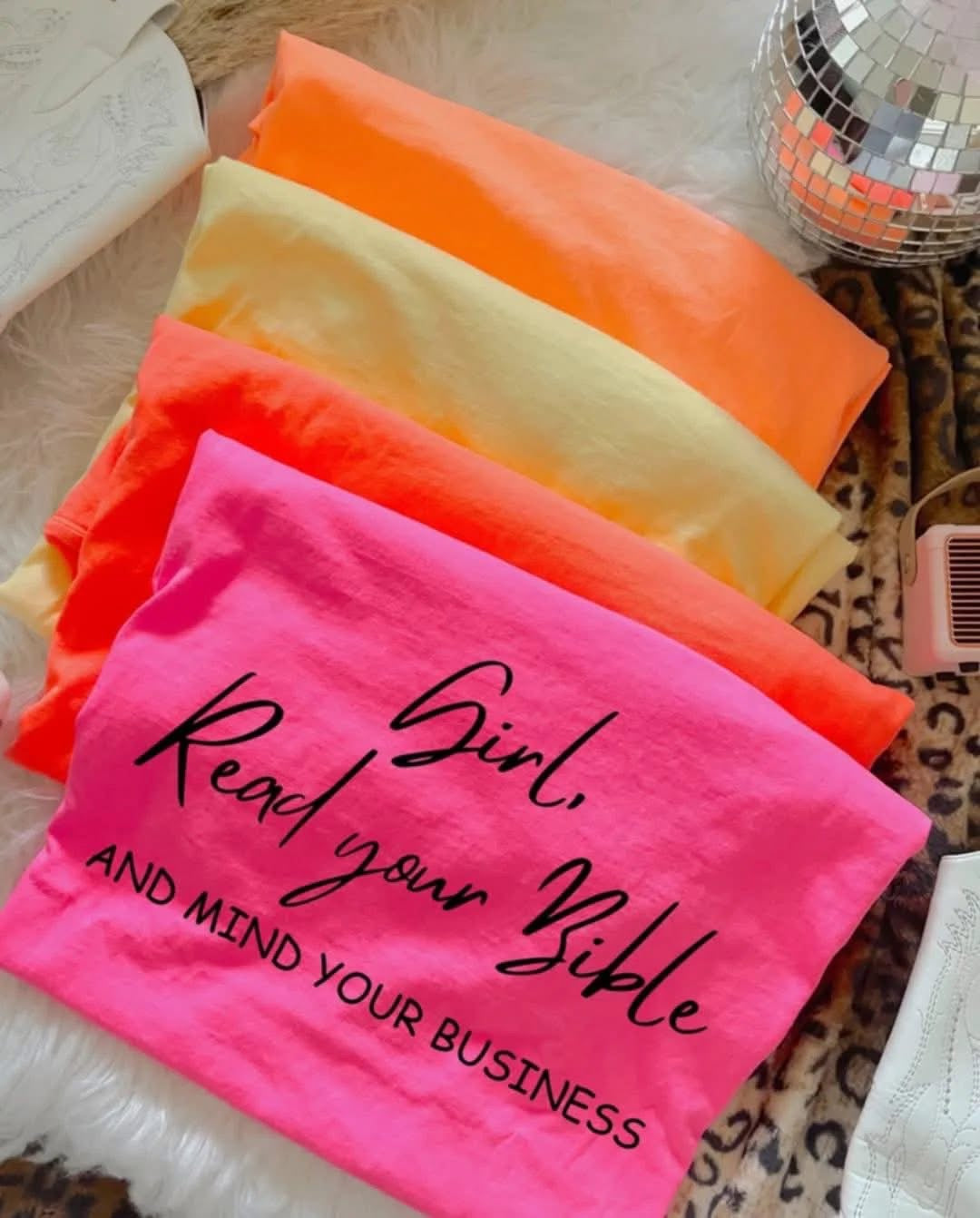 Girl read your Bible tee/tank