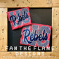 HC Rebels Pinstripe Mascot Tee/Sweatshirt