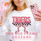 Team pink and gold with bow tee/sweatshirt