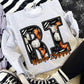 Faux Embroidered Pumpkin Filled State tee/sweatshirt