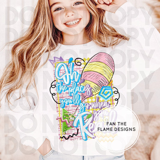 Retro Oh the places you’ll go Short/Long/Sweatshirt