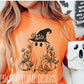 Spooky Floral Pumpkin Ghost tee/sweatshirt