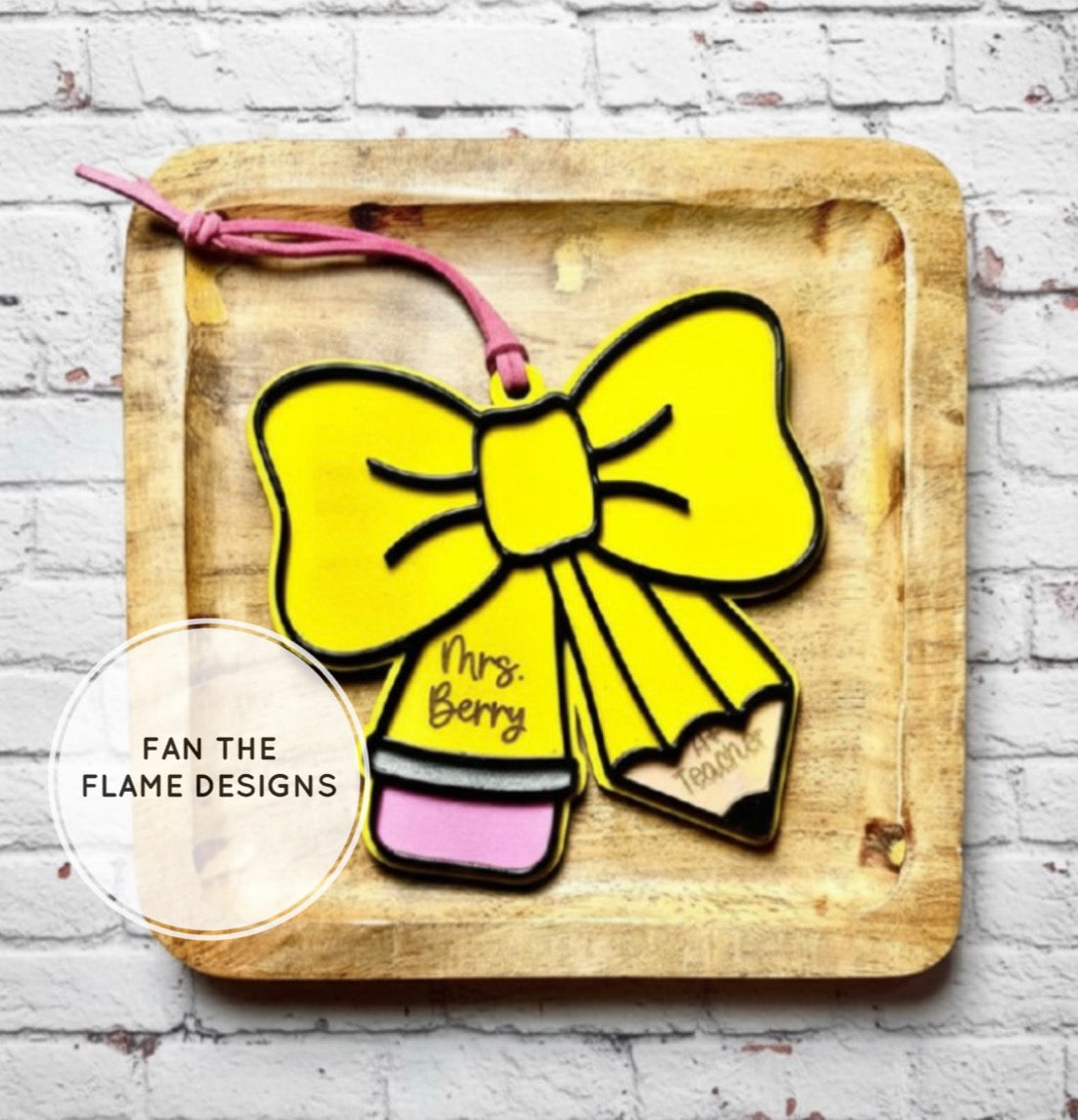Personalized Teacher Ornament