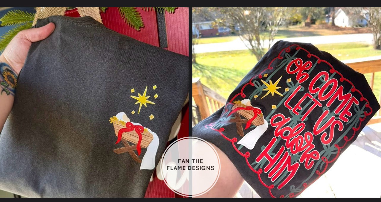 Oh come let us adore him Short/Long/Sweatshirt