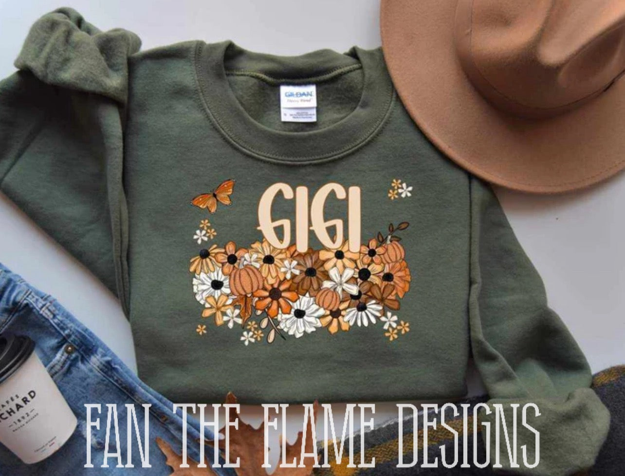 Fall Florals tee/sweatshirt