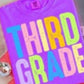 Colorful Grunge Grade Levels Tee/Sweatshirt