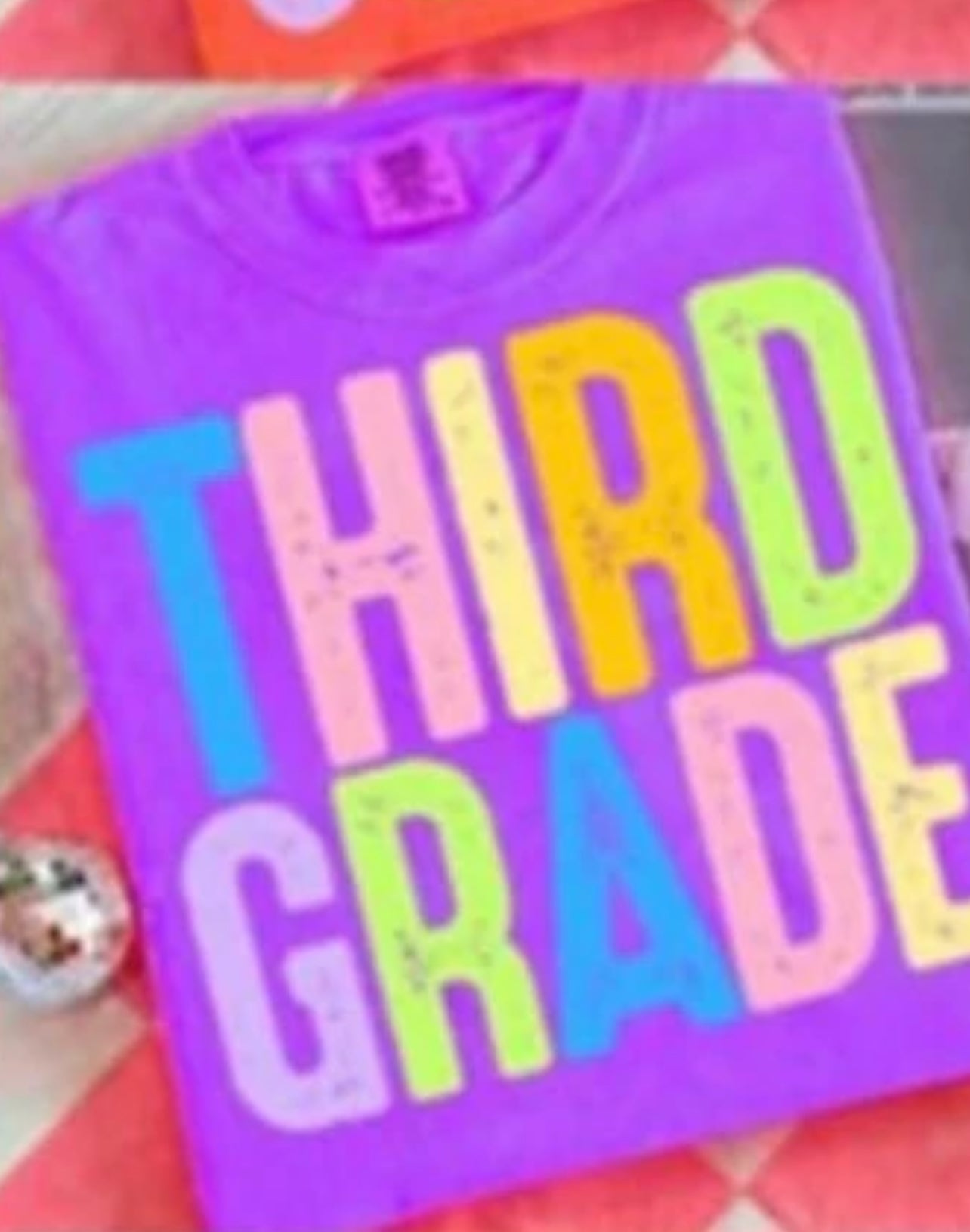 Colorful Grunge Grade Levels Tee/Sweatshirt
