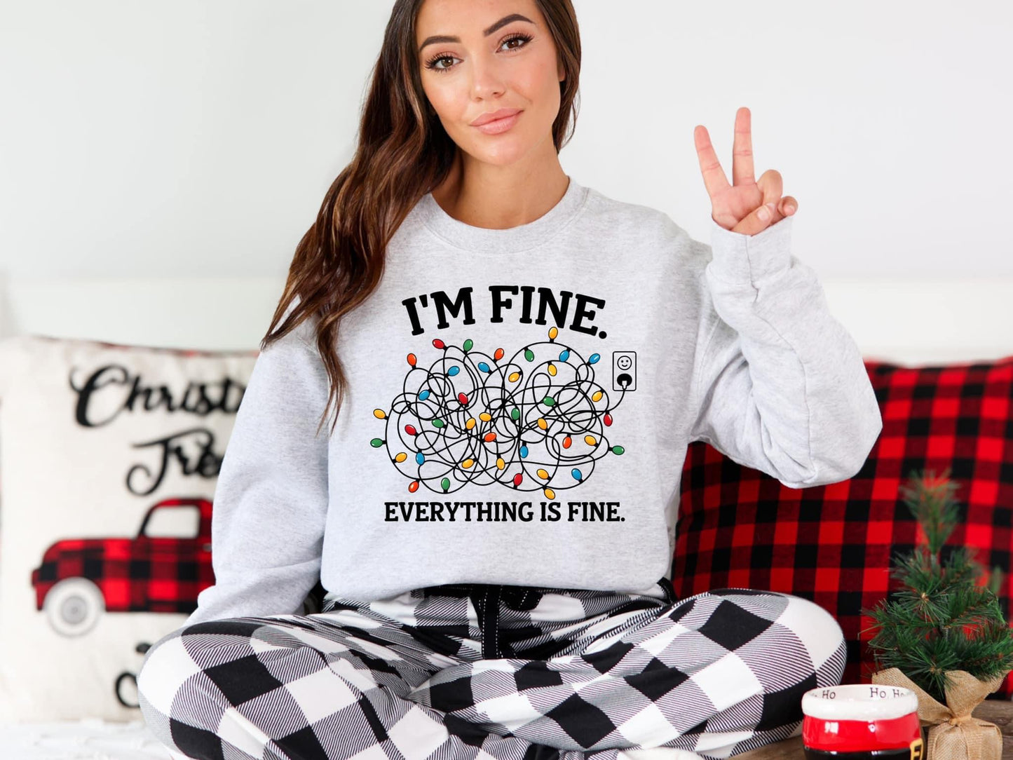 I’m Fine, Everything is fine tee/sweatshirt